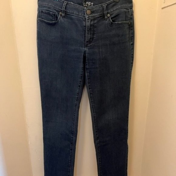 Loft 5 Pocket Dark Stonewash Denim Jean - 28/6P Curvy - Picture 9 of 9